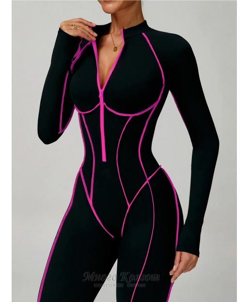 Гладкий комбінізон Leggings Body Crop Top Skin model 146